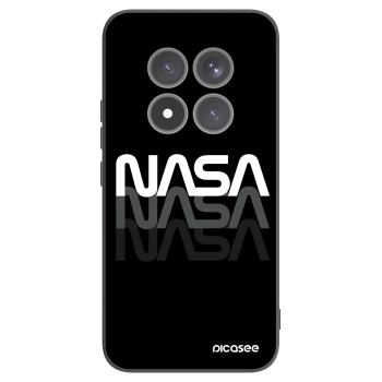 Picasee Μαύρη θήκη σιλικόνης για Xiaomi Redmi Note 15 Pro+ - NASA Triple