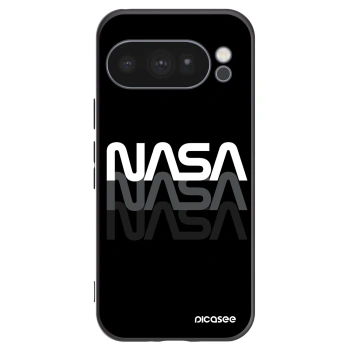 Picasee Μαύρη θήκη σιλικόνης για Google Pixel 10 Pro - NASA Triple