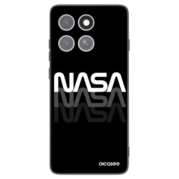 Picasee Μαύρη θήκη σιλικόνης για Motorola Edge 60 Fusion - NASA Triple