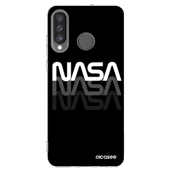 Picasee διαφανής θήκη σιλικόνης Huawei P30 Lite - NASA Triple