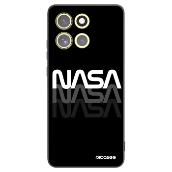 Picasee Μαύρη θήκη σιλικόνης για Motorola Moto G86 Power 5G - NASA Triple