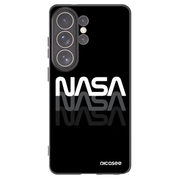 Picasee Μαύρη θήκη σιλικόνης για Samsung Galaxy S26 Ultra - NASA Triple