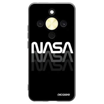 Picasee Μαύρη θήκη σιλικόνης για Honor Magic8 Lite 5G - NASA Triple