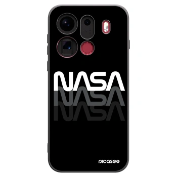 Picasee Μαύρη θήκη σιλικόνης για OPPO Find X9 Pro - NASA Triple