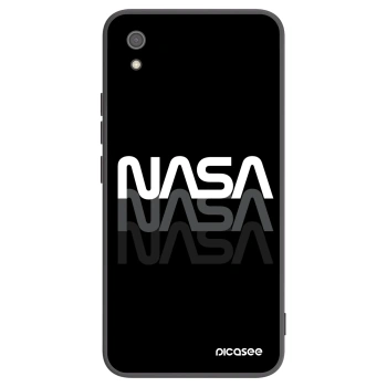 Picasee Μαύρη θήκη σιλικόνης για Xiaomi Redmi 7A - NASA Triple