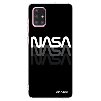 Picasee διαφανής θήκη σιλικόνης Samsung Galaxy A71 A715F - NASA Triple