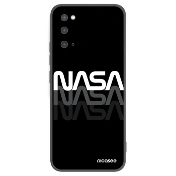 Picasee Μαύρη θήκη σιλικόνης για Samsung Galaxy S20 G980F - NASA Triple