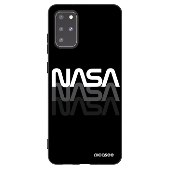 Picasee Μαύρη θήκη σιλικόνης για Samsung Galaxy S20+ G985F - NASA Triple