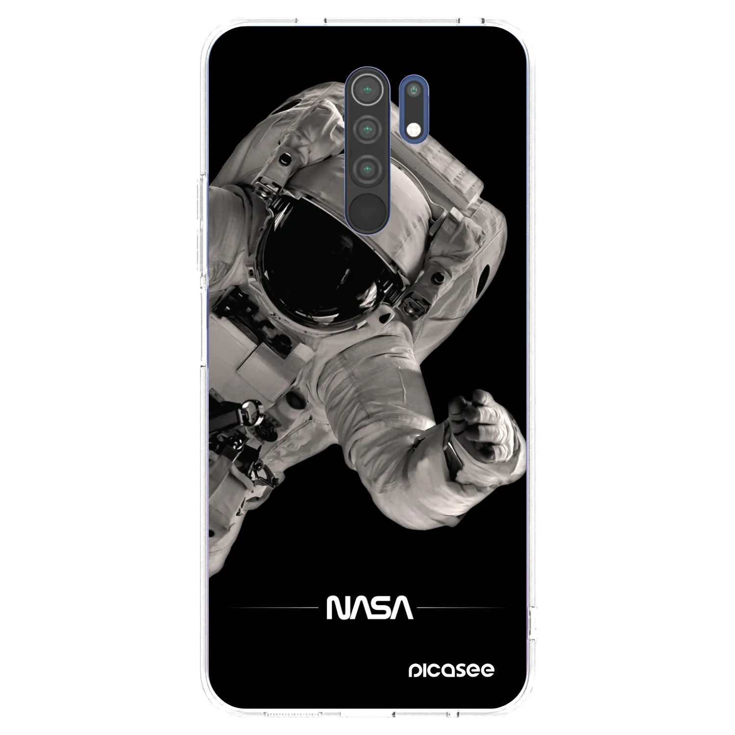 Picasee διαφανής θήκη σιλικόνης Xiaomi Redmi 9 - Astronaut Big