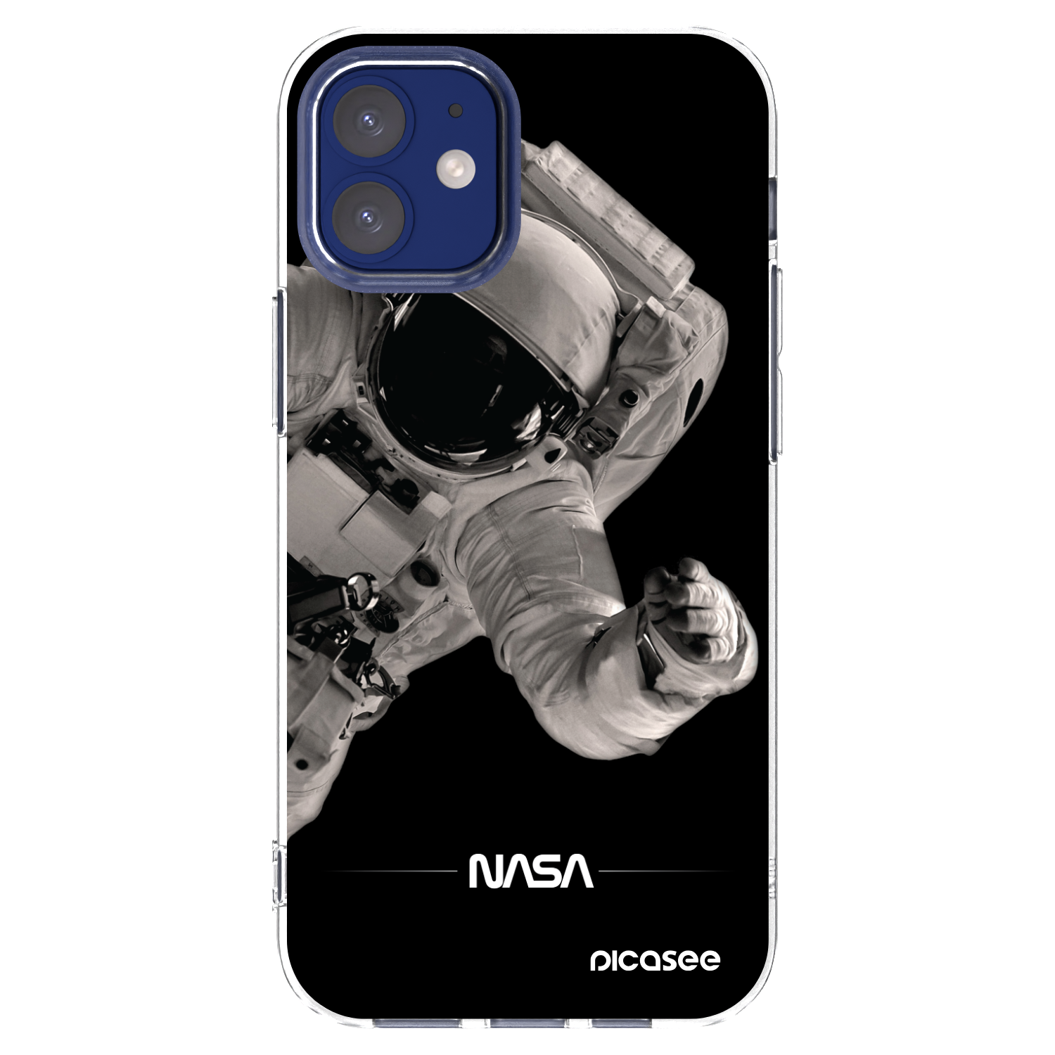 Picasee διαφανής θήκη σιλικόνης Apple iPhone 12 mini - Astronaut Big