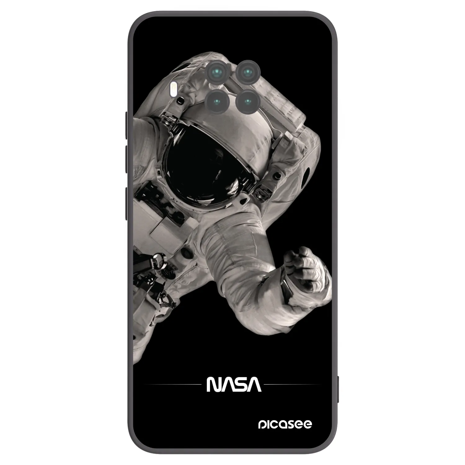 Picasee Μαύρη θήκη σιλικόνης για Xiaomi Mi 10T Lite - Astronaut Big