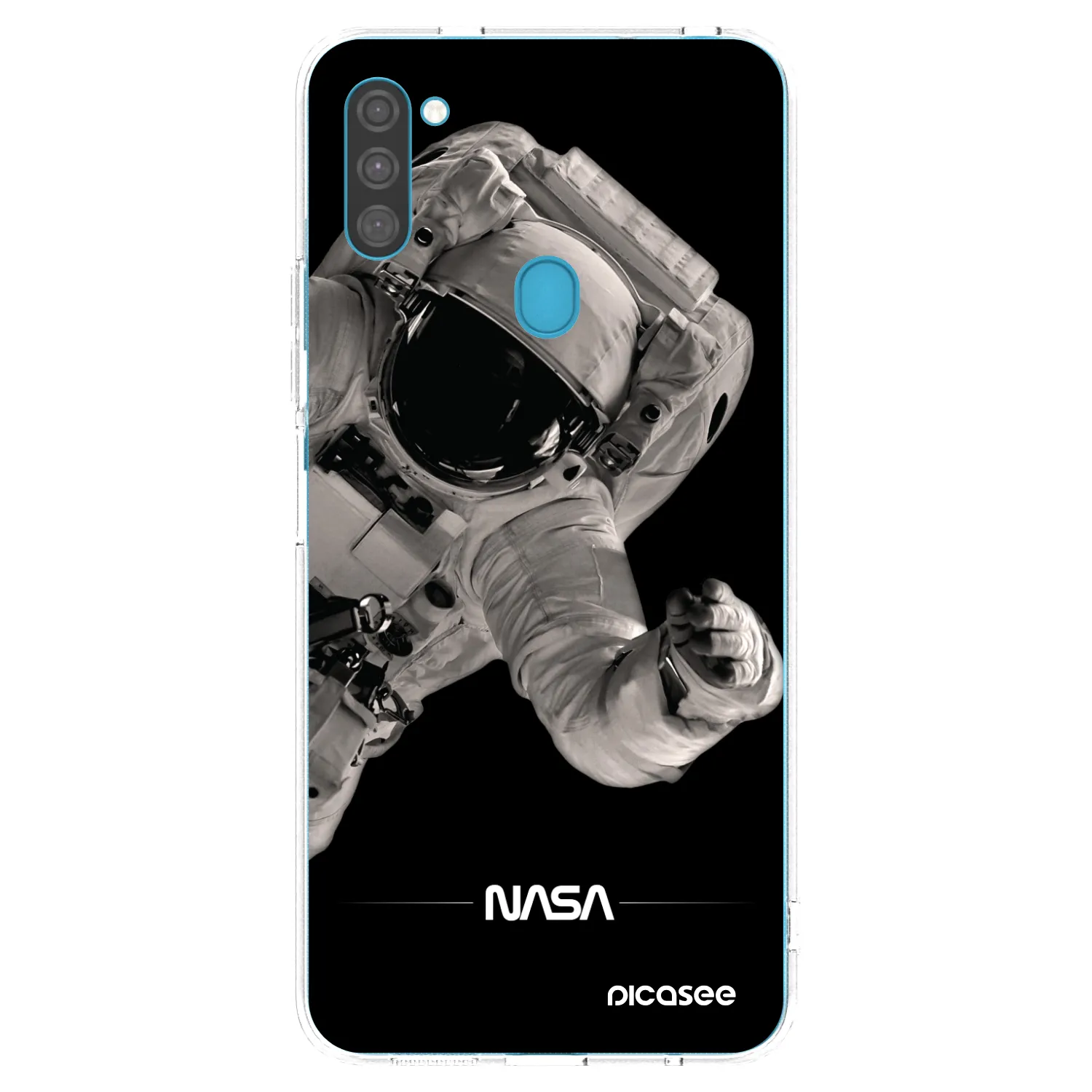 Picasee διαφανής θήκη σιλικόνης Samsung Galaxy M11 - Astronaut Big
