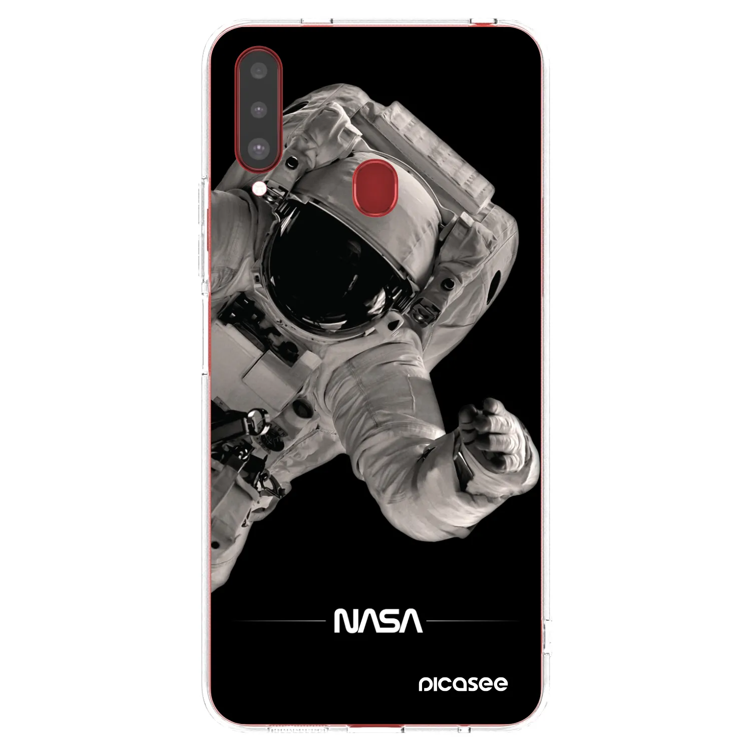 Picasee διαφανής θήκη σιλικόνης Samsung Galaxy A20s - Astronaut Big
