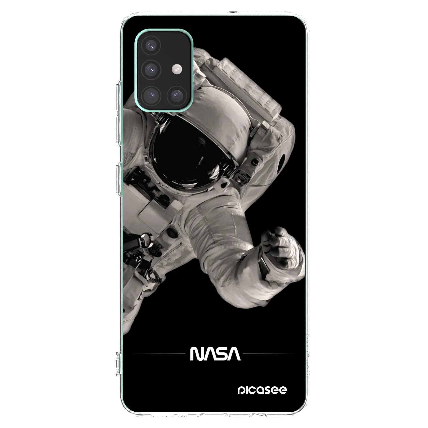 Picasee διαφανής θήκη σιλικόνης Samsung Galaxy M51 M515F - Astronaut Big