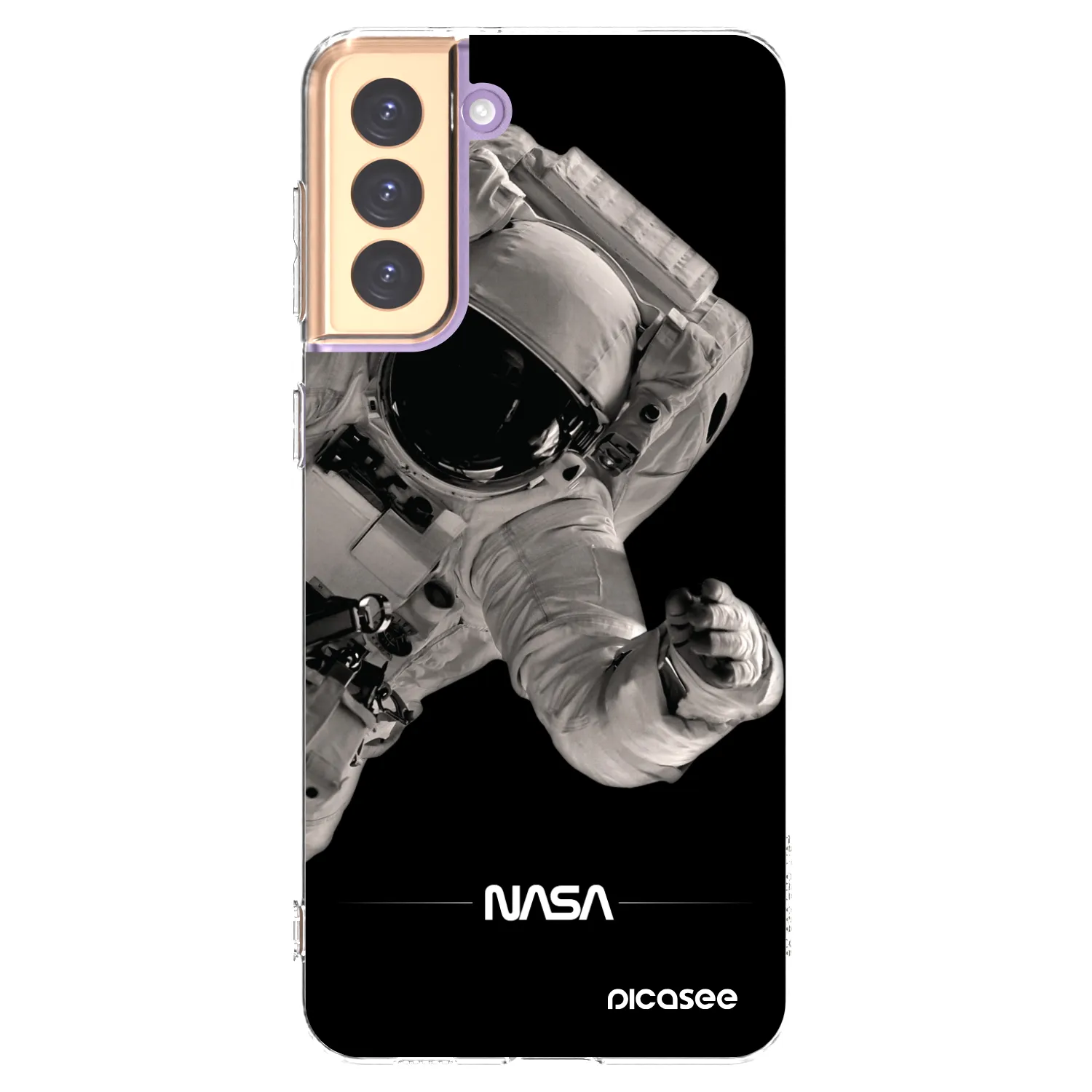 Picasee διαφανής θήκη σιλικόνης Samsung Galaxy S21+ 5G G996F - Astronaut Big
