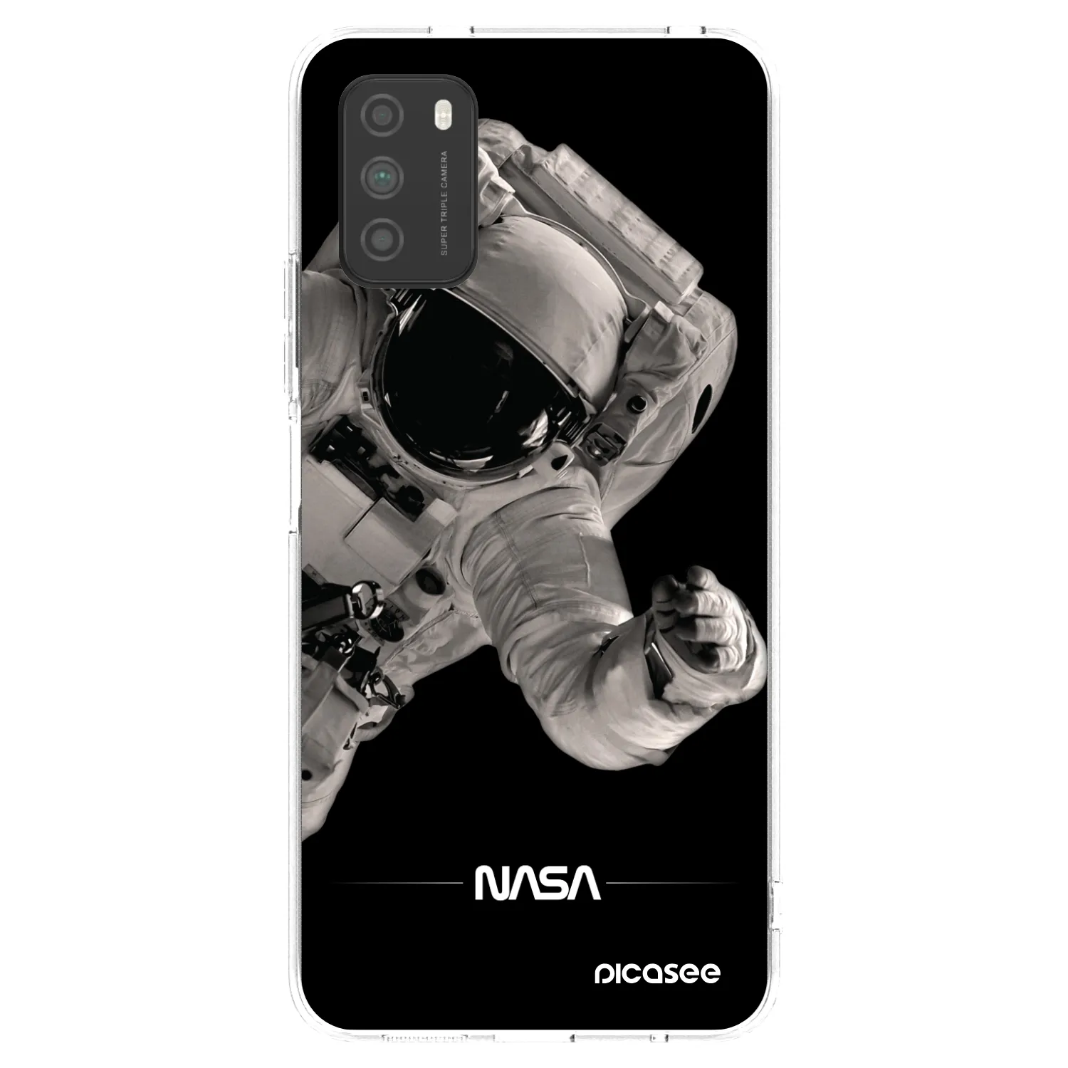 Picasee διαφανής θήκη σιλικόνης Xiaomi Poco M3 - Astronaut Big