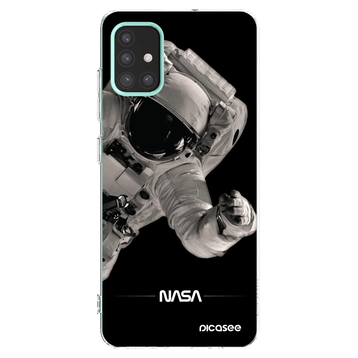 Picasee διαφανής θήκη σιλικόνης Samsung Galaxy M31s - Astronaut Big