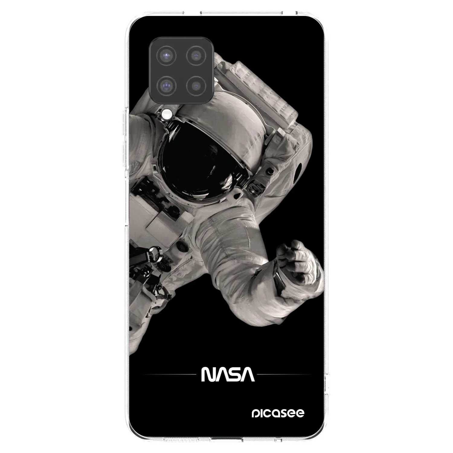 Picasee διαφανής θήκη σιλικόνης Samsung Galaxy A42 A426B - Astronaut Big