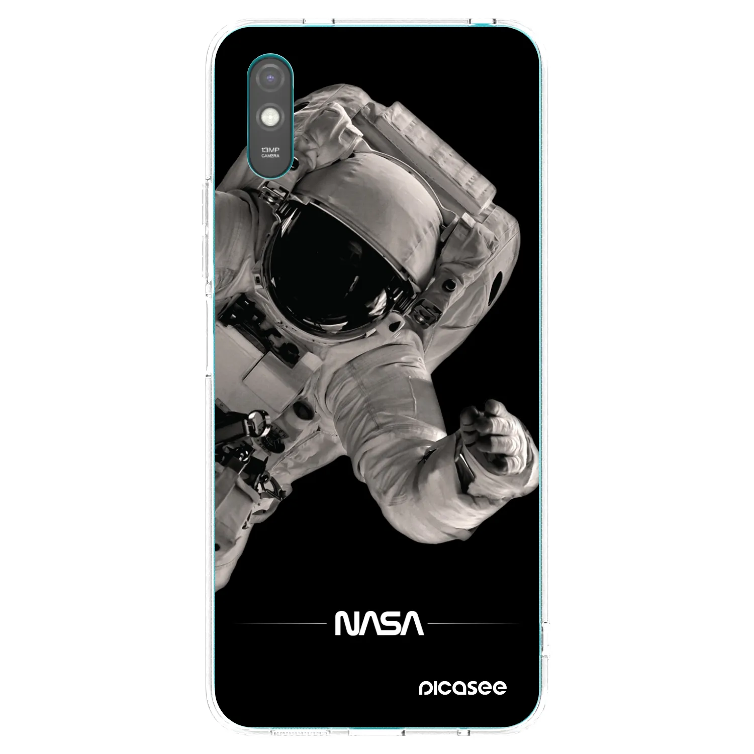 Picasee διαφανής θήκη σιλικόνης Xiaomi Redmi 9AT - Astronaut Big