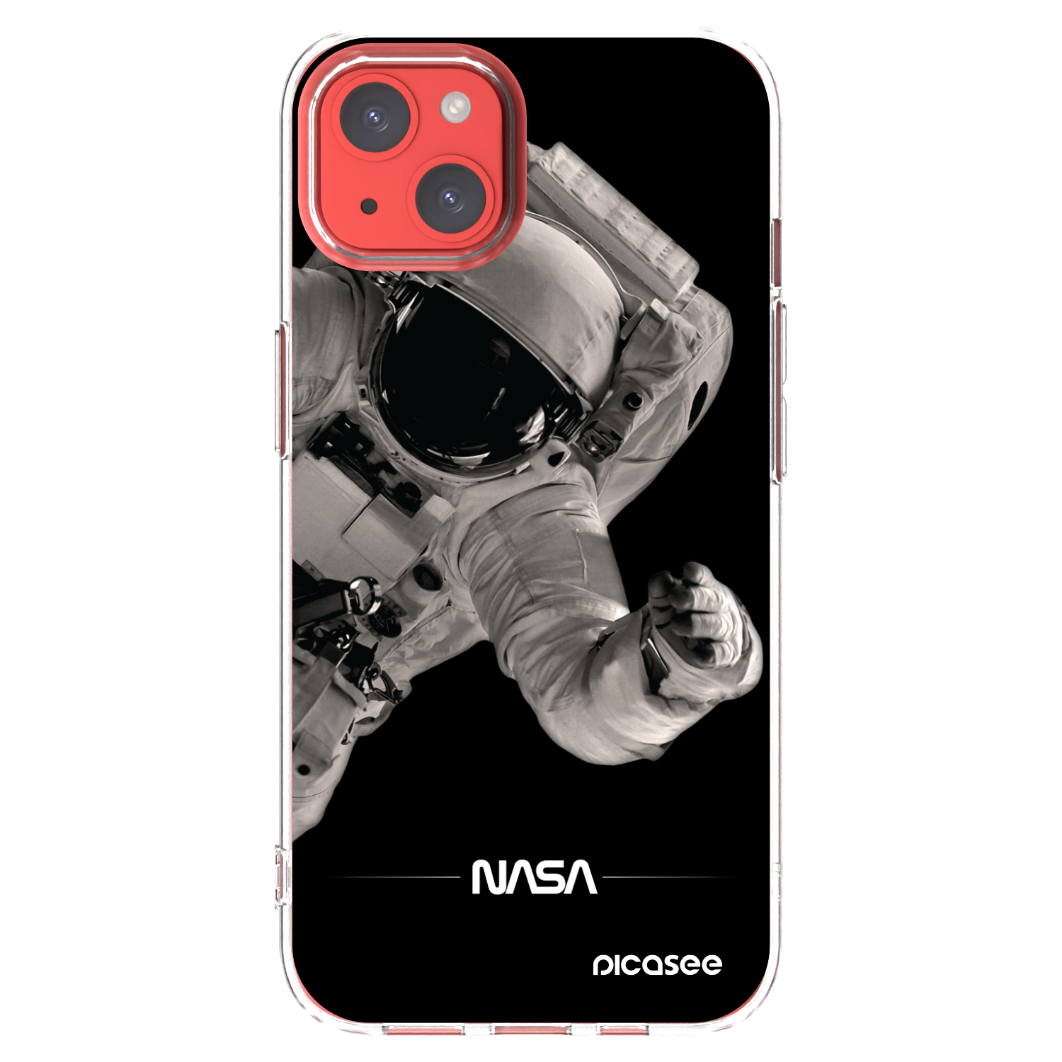 Picasee διαφανής θήκη σιλικόνης Apple iPhone 13 - Astronaut Big