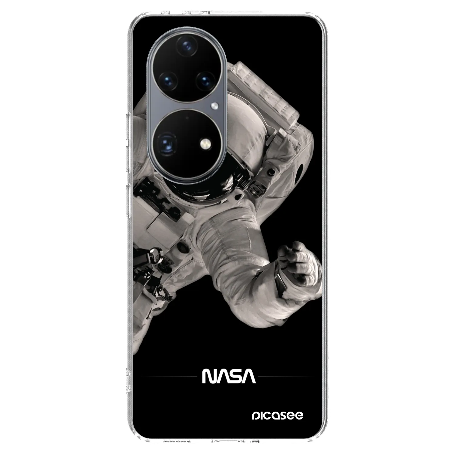 Picasee διαφανής θήκη σιλικόνης Huawei P50 - Astronaut Big