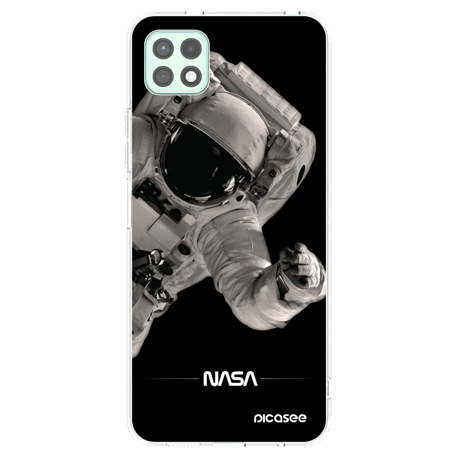 Picasee διαφανής θήκη σιλικόνης Samsung Galaxy A22 A226B 5G - Astronaut Big