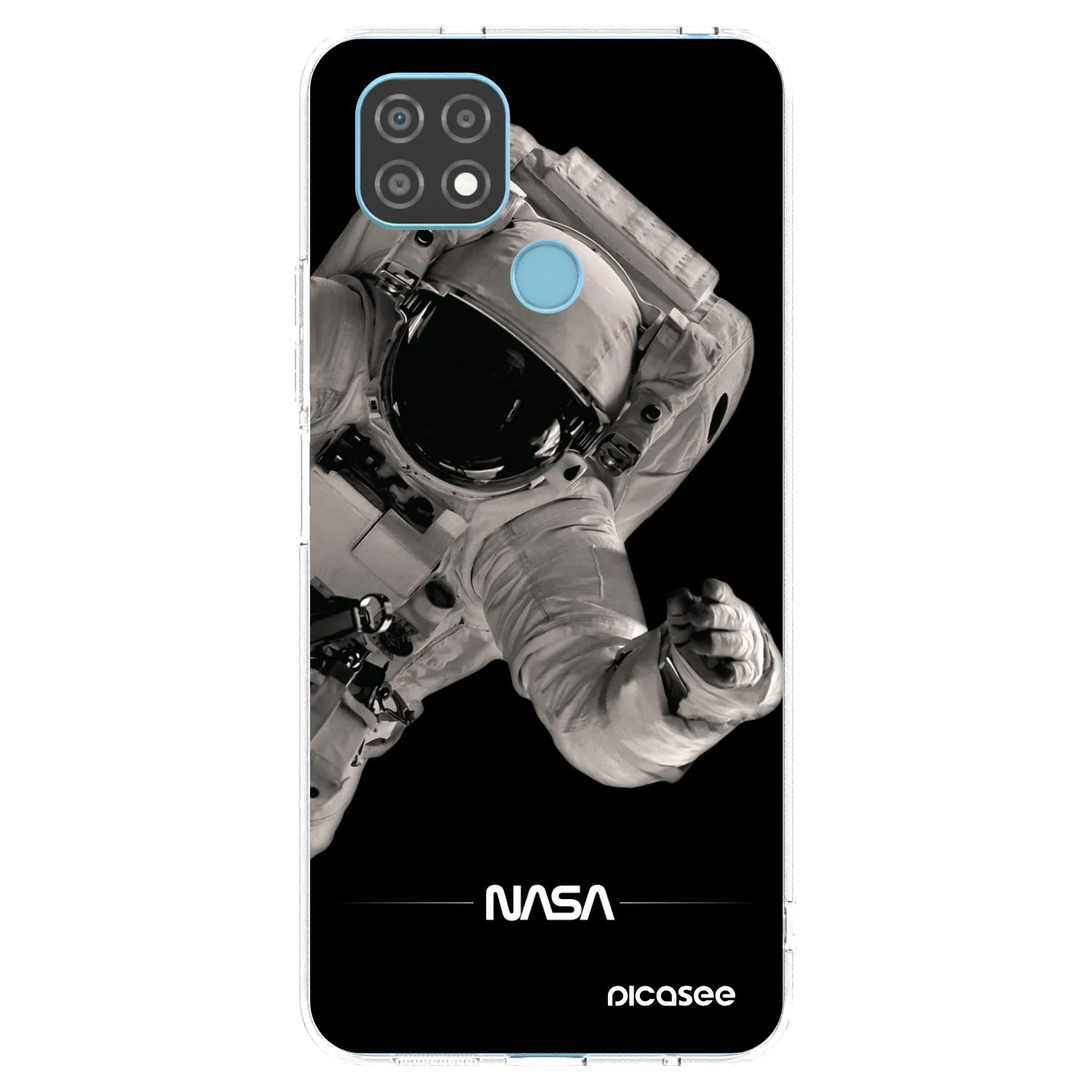 Picasee διαφανής θήκη σιλικόνης Realme C21 - Astronaut Big
