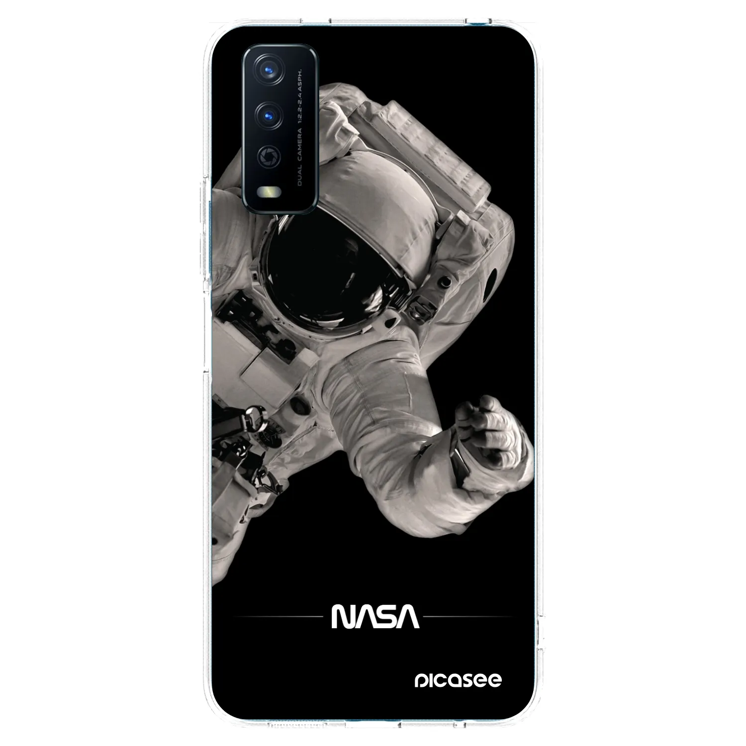 Picasee διαφανής θήκη σιλικόνης Vivo Y11s - Astronaut Big