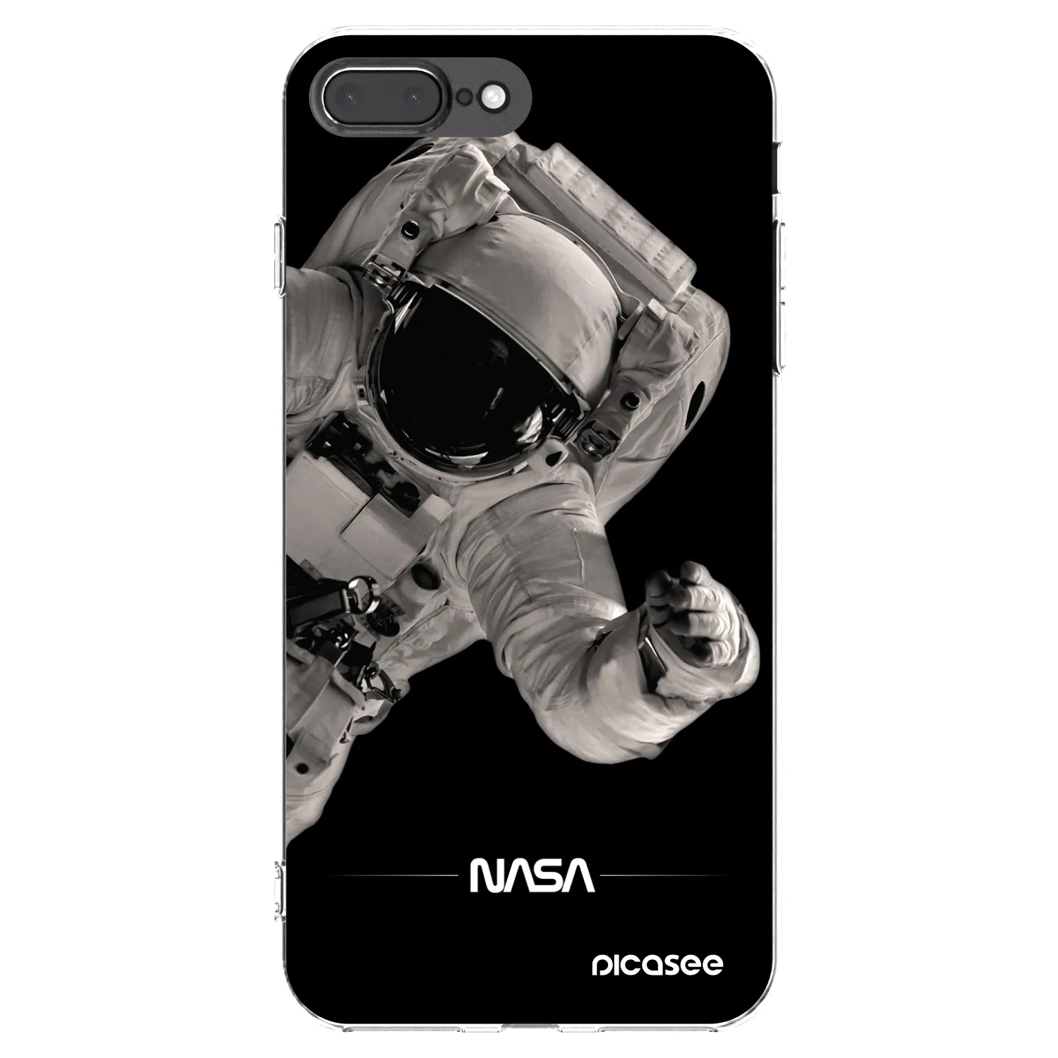 Picasee διαφανής θήκη σιλικόνης Apple iPhone 7 Plus - Astronaut Big