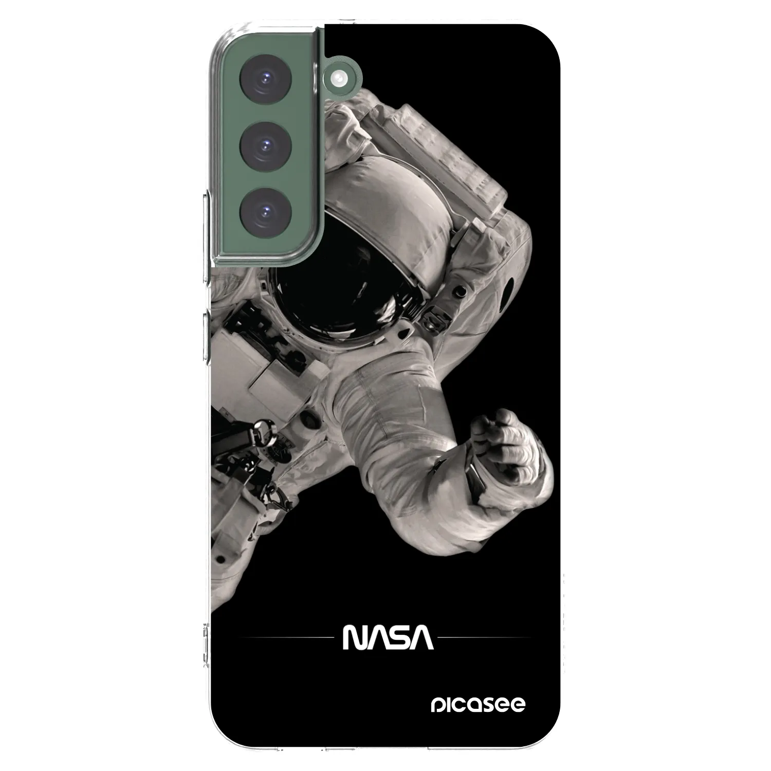 Picasee διαφανής θήκη σιλικόνης Samsung Galaxy S22+ 5G - Astronaut Big