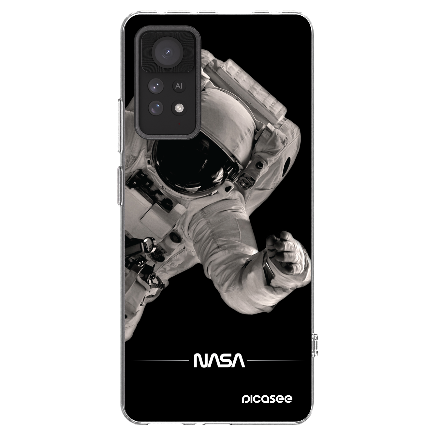 Picasee διαφανής θήκη σιλικόνης Xiaomi Redmi Note 11 Pro - Astronaut Big
