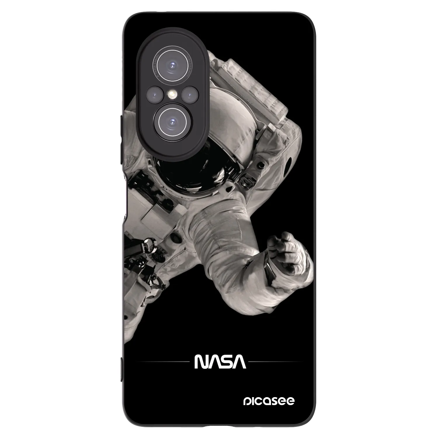 Picasee Μαύρη θήκη σιλικόνης για Huawei Nova 9 SE - Astronaut Big
