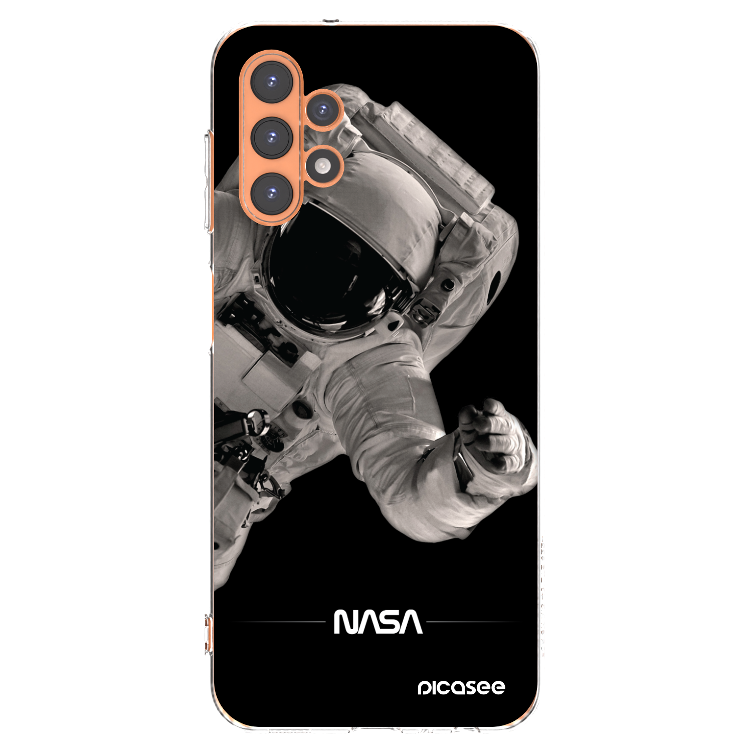 Picasee διαφανής θήκη σιλικόνης Samsung Galaxy A13 4G A135 - Astronaut Big