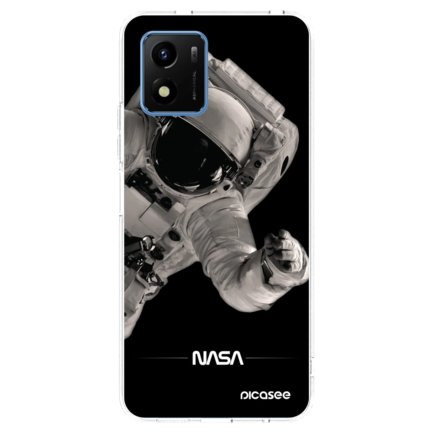 Picasee διαφανής θήκη σιλικόνης Vivo Y01 - Astronaut Big