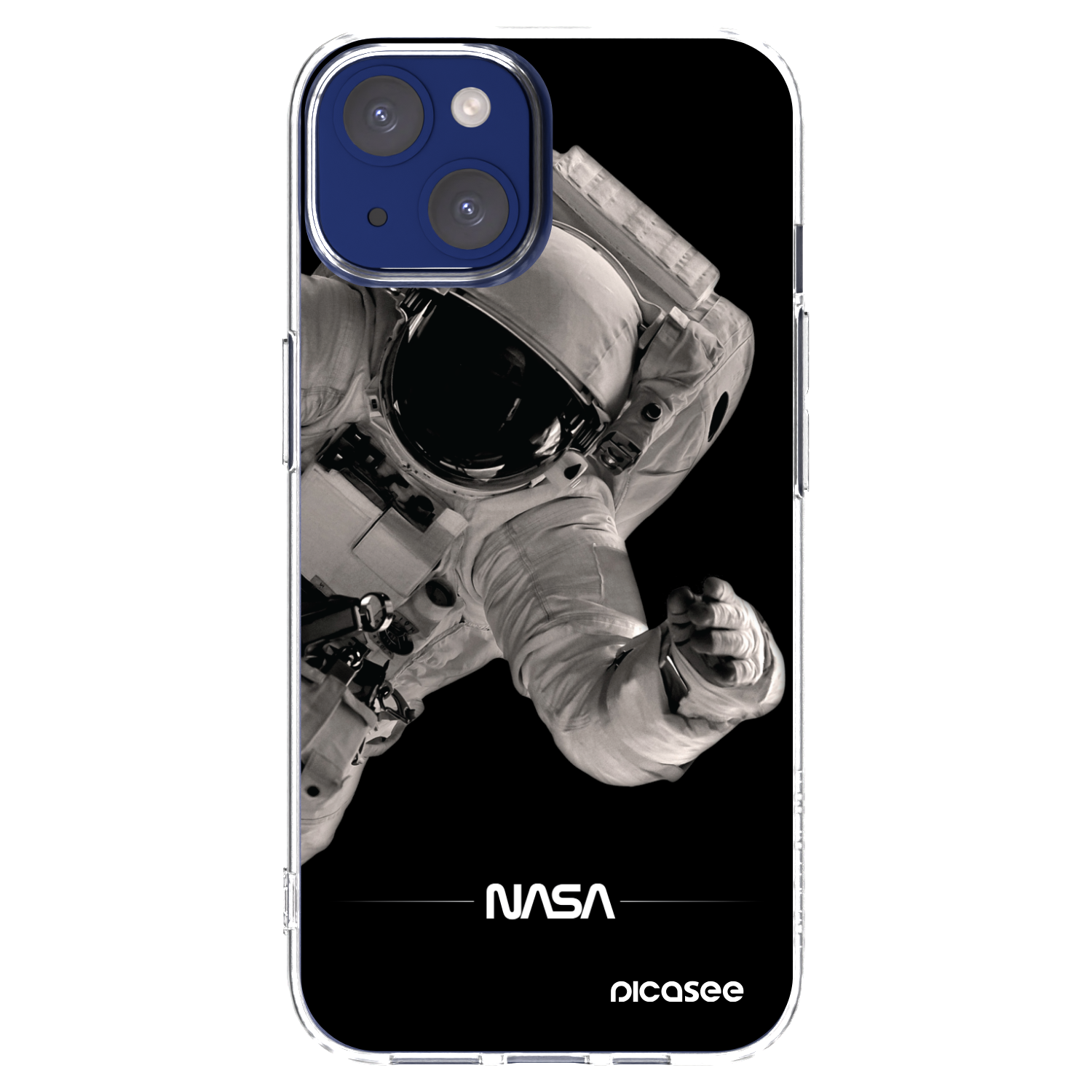 Picasee διαφανής θήκη σιλικόνης Apple iPhone 14 - Astronaut Big