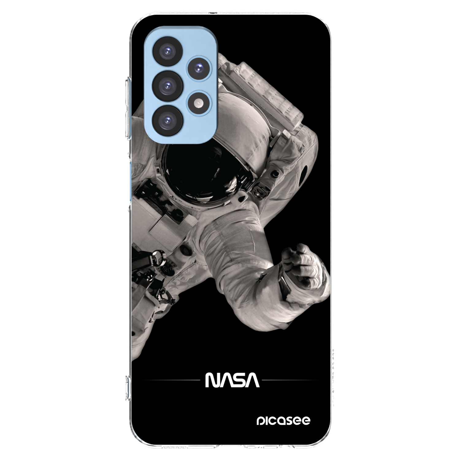 Picasee διαφανής θήκη σιλικόνης Samsung Galaxy A23 A235F 4G - Astronaut Big