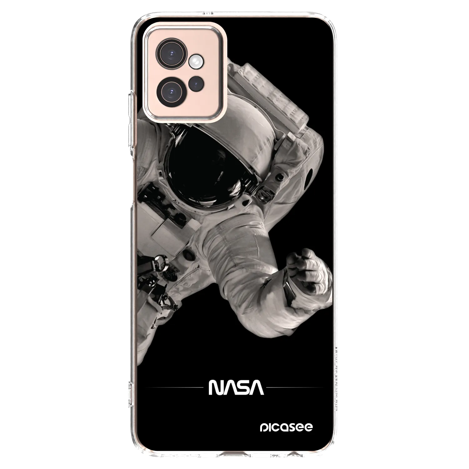 Picasee διαφανής θήκη σιλικόνης Motorola Moto G32 - Astronaut Big