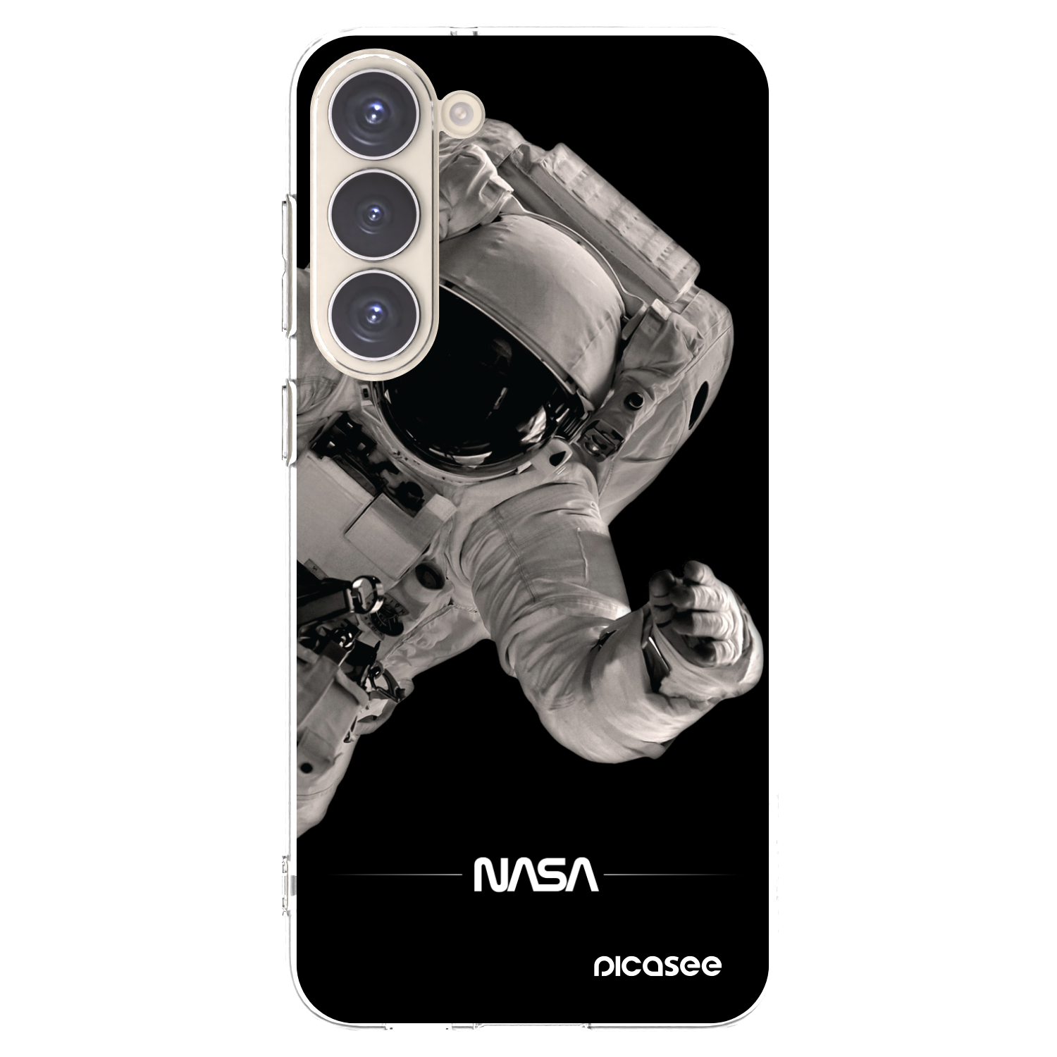 Picasee διαφανής θήκη σιλικόνης Samsung Galaxy S23+ 5G - Astronaut Big