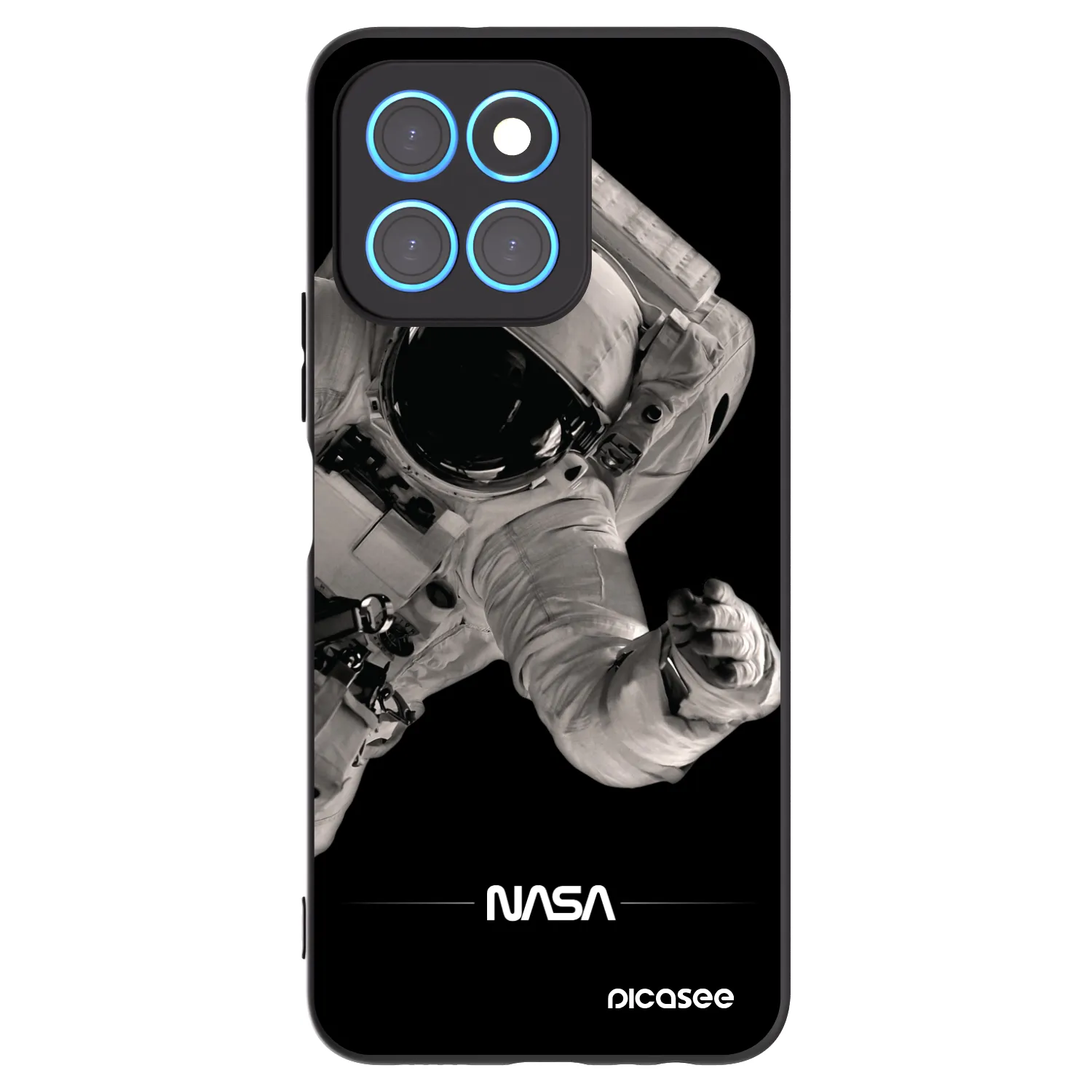 Picasee Μαύρη θήκη σιλικόνης για Honor X6 - Astronaut Big