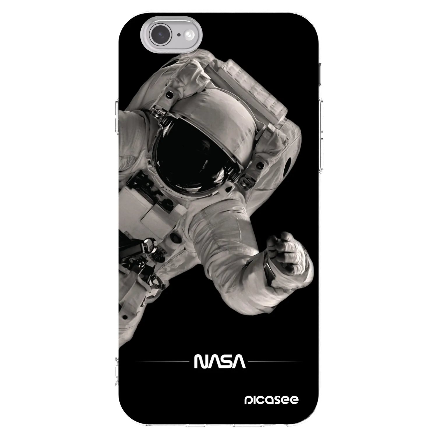 Picasee διαφανής θήκη σιλικόνης Apple iPhone 6/6S - Astronaut Big