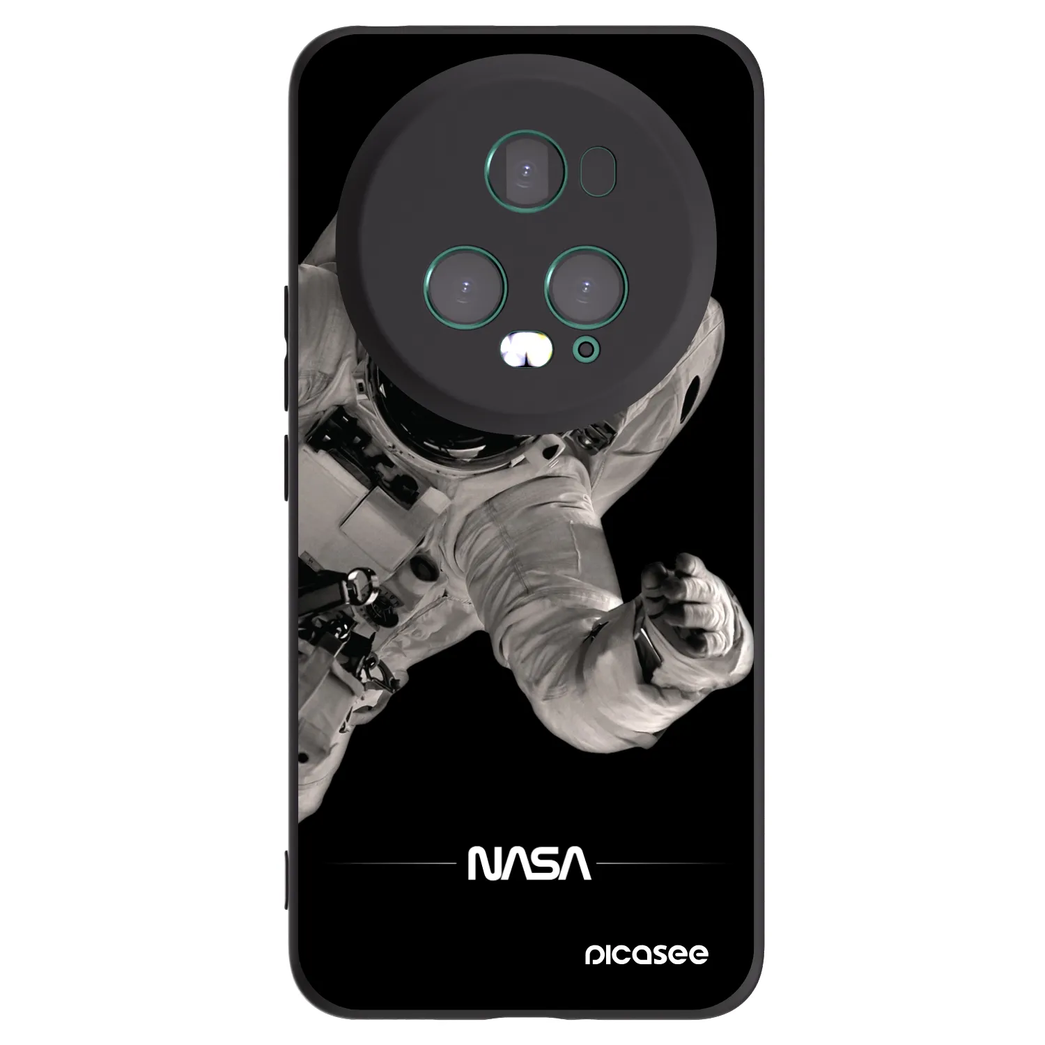 Picasee Μαύρη θήκη σιλικόνης για Honor Magic5 Pro - Astronaut Big