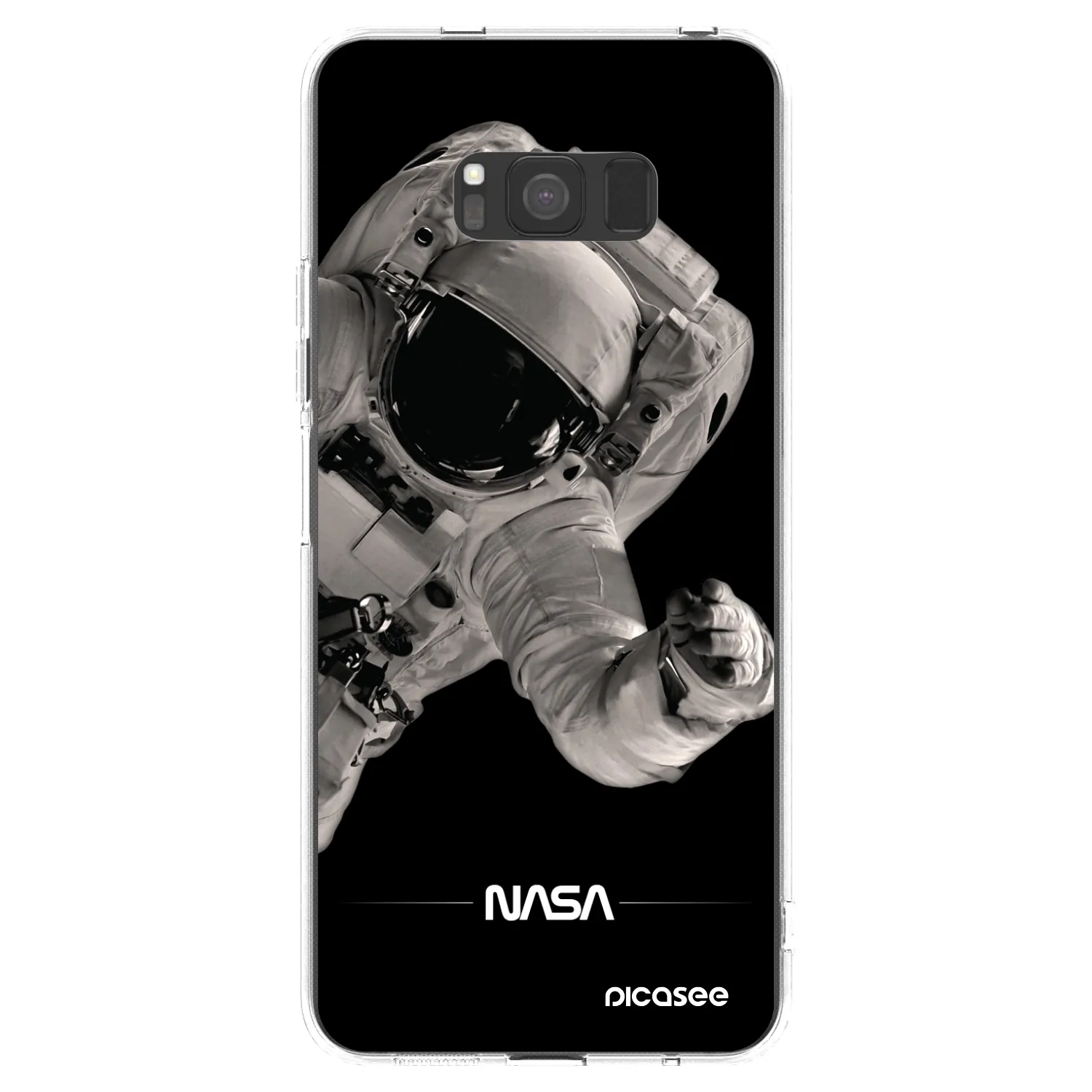 Picasee διαφανής θήκη σιλικόνης Samsung Galaxy S8 G950F - Astronaut Big