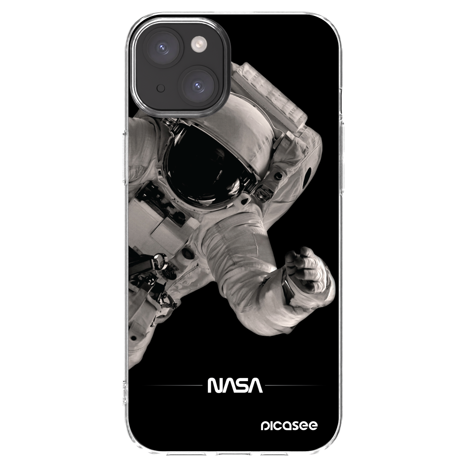 Picasee διαφανής θήκη σιλικόνης Apple iPhone 15 Plus - Astronaut Big