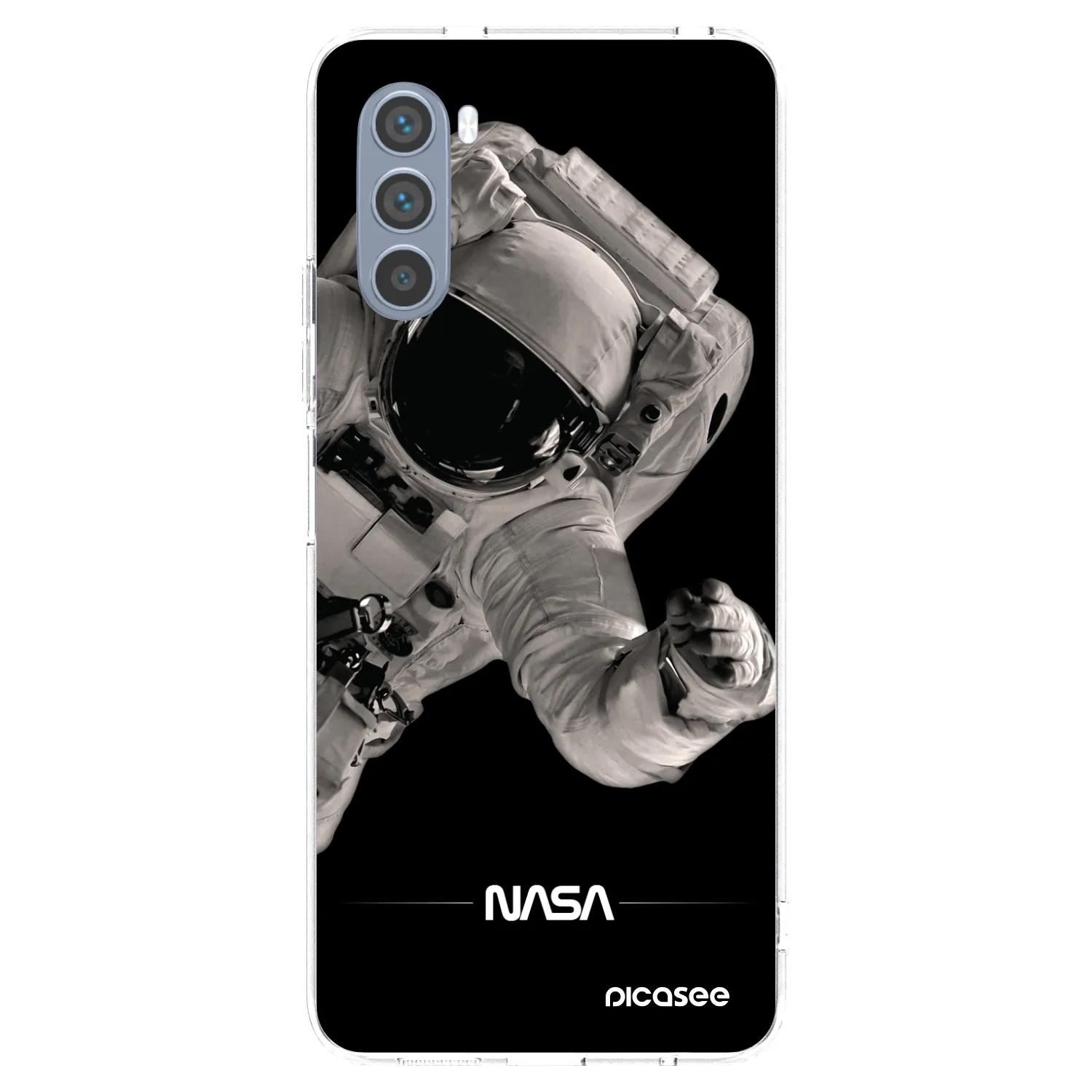 Picasee διαφανής θήκη σιλικόνης Motorola Moto G62 - Astronaut Big