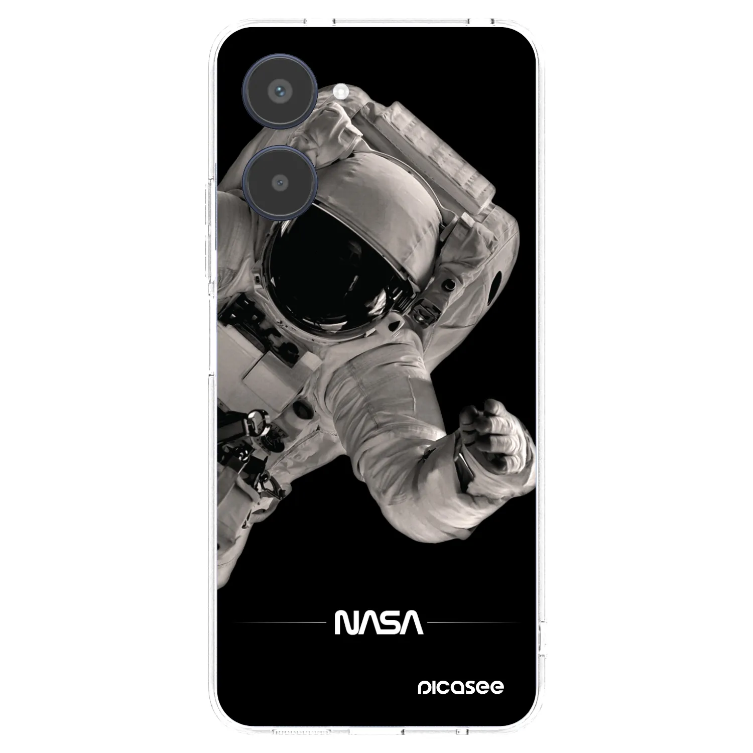 Picasee διαφανής θήκη σιλικόνης Realme 10 4G - Astronaut Big