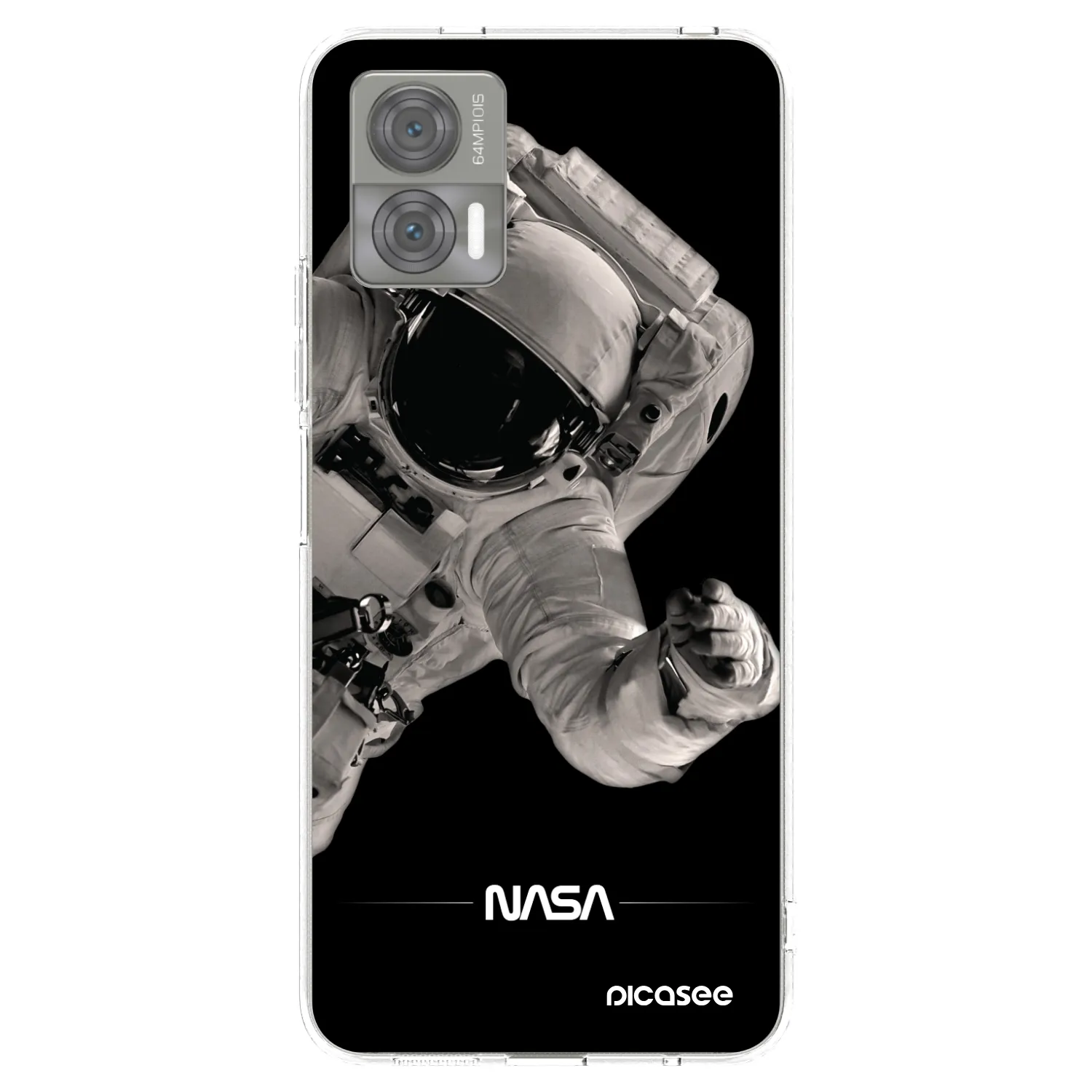 Picasee διαφανής θήκη σιλικόνης Motorola Edge 30 Neo - Astronaut Big