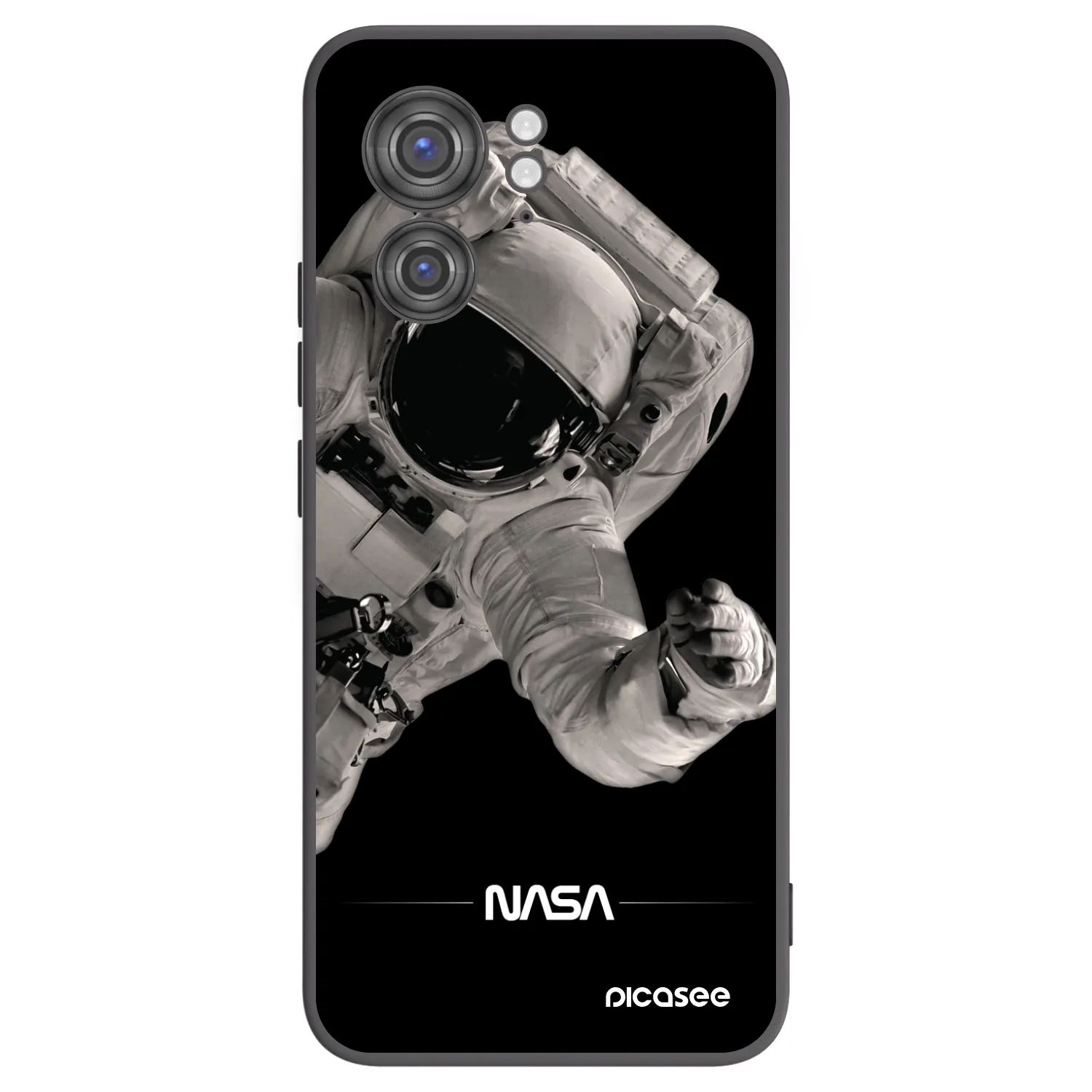 Picasee Μαύρη θήκη σιλικόνης για Motorola Edge 40 - Astronaut Big