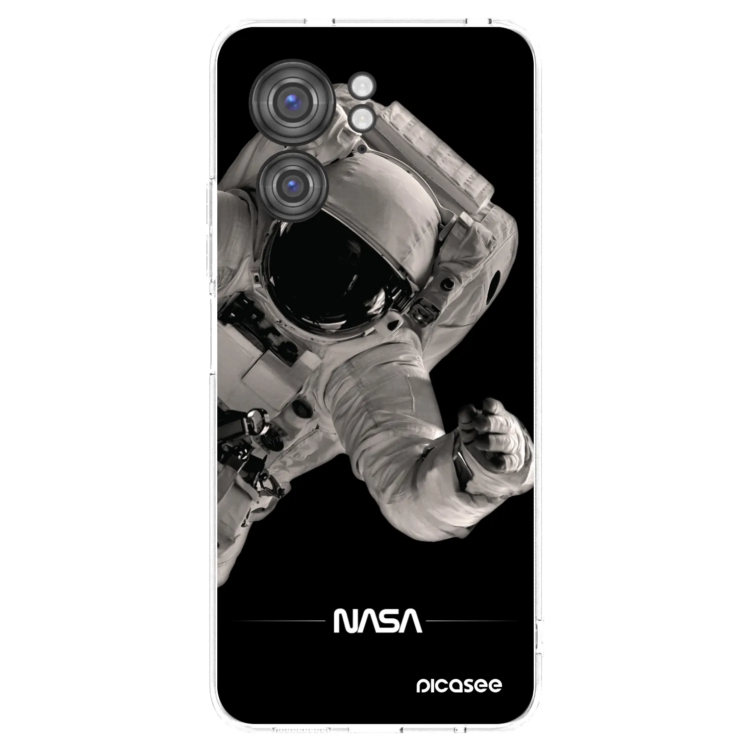 Picasee διαφανής θήκη σιλικόνης Motorola Edge 40 - Astronaut Big