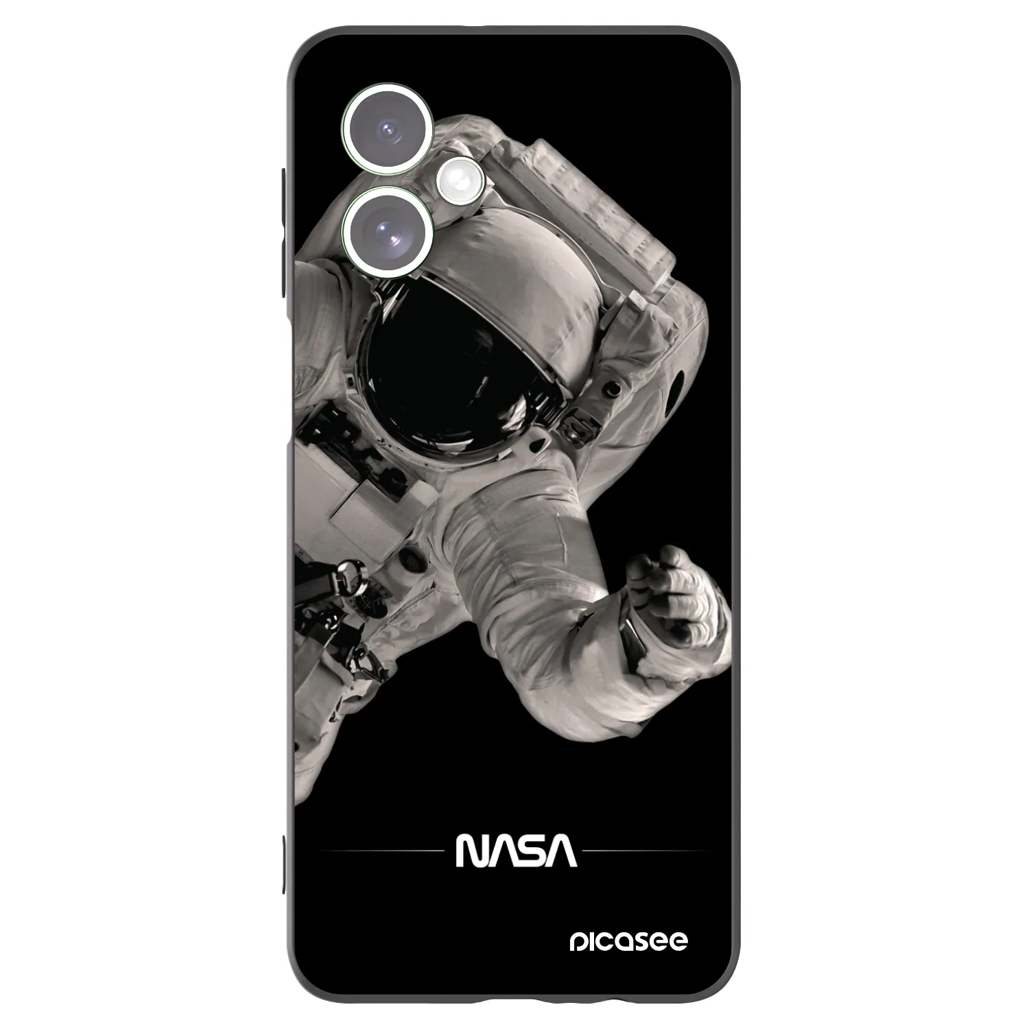 Picasee Μαύρη θήκη σιλικόνης για Motorola Moto G54 5G - Astronaut Big