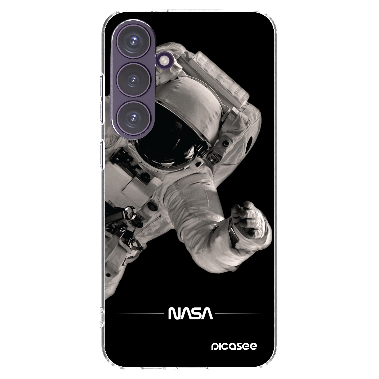 Picasee διαφανής θήκη σιλικόνης Samsung Galaxy S24+ S926B 5G - Astronaut Big